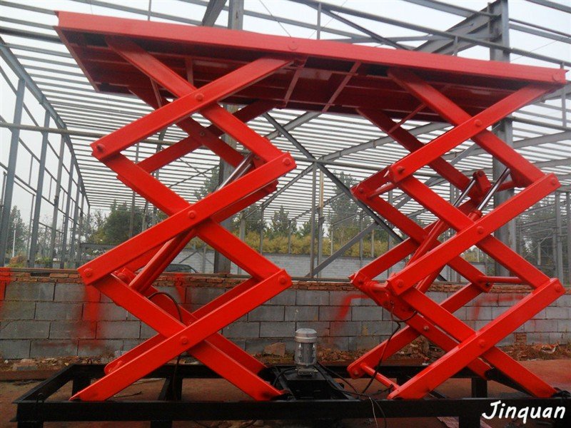 雙跨固定升降平臺 固定升降平臺